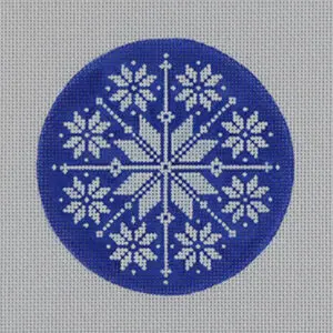 Blue Nordic Snowflake-4 Dia-18 m