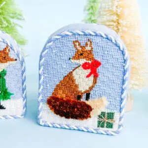 Girl Fox- 3" x 3 1/2"-18 Mesh