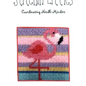 Stitchin Littles Needle Minder-Flamingo Sunset- 1 1/2"