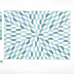 Radiating Rays-7" x 10" Square-13 Mesh