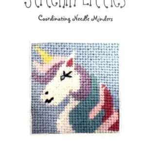 Stitchin Littles Needle Minder-Pretty Unicorn- 1 1/2"