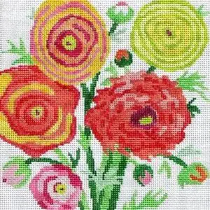 Small Ranunculus C - 8" Square- 13 Mesh
