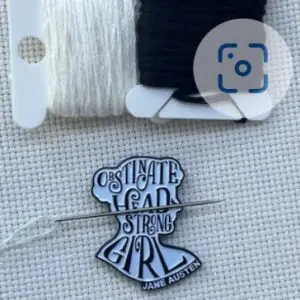 Jane Austen-Obstinate Head Strong Girl- 7/8" X 1 1/4"