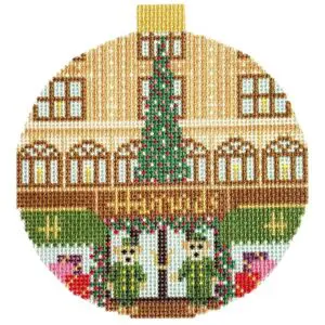 Harrods-London Storefront- 4" Round- 18 Mesh