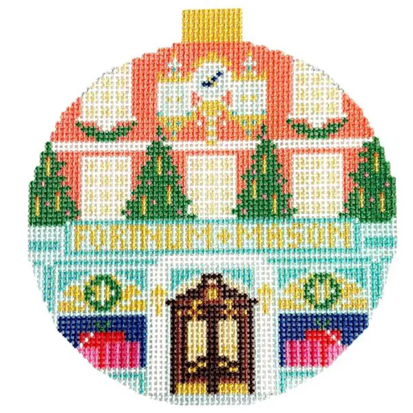 Fortnum and Mason-London Storefront- 4" Round- 18 Mesh