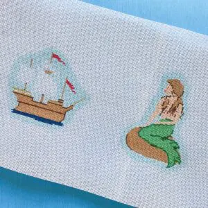 Little Mermaid and Ship-18 Mesh