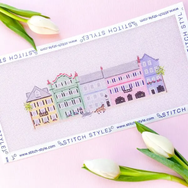 Rainbow Row Charleston-8 1/4" x 2 3/4"-18 Mesh