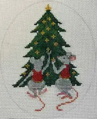 Holiday Helpers-4" x 5" Oval"-18 Mesh