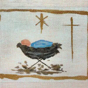 Baby Jesus in Manger Nativity 18 mesh