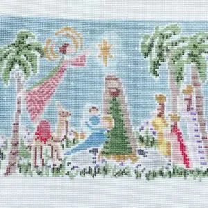 Nativity Scene-7" x 5"- 18 mesh