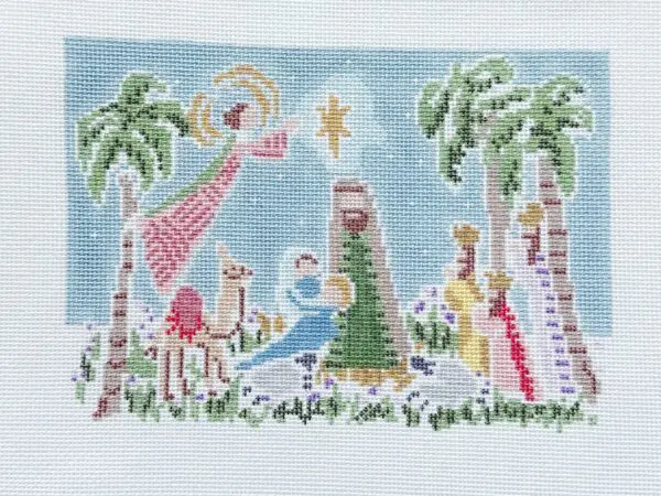 Nativity Scene-7" x 5"- 18 mesh