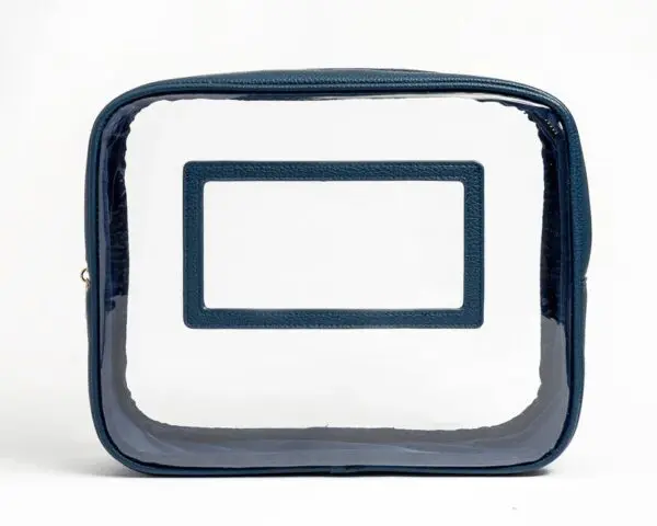 Pop-In Pouch -Large- Navy- 6" x 3" Opening