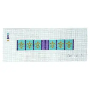 Fleur de Lis 13 Key Fob- 13 Mesh