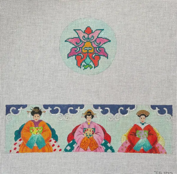 TB102-Geishas- 12" x 3.5/4''- 18 Mesh