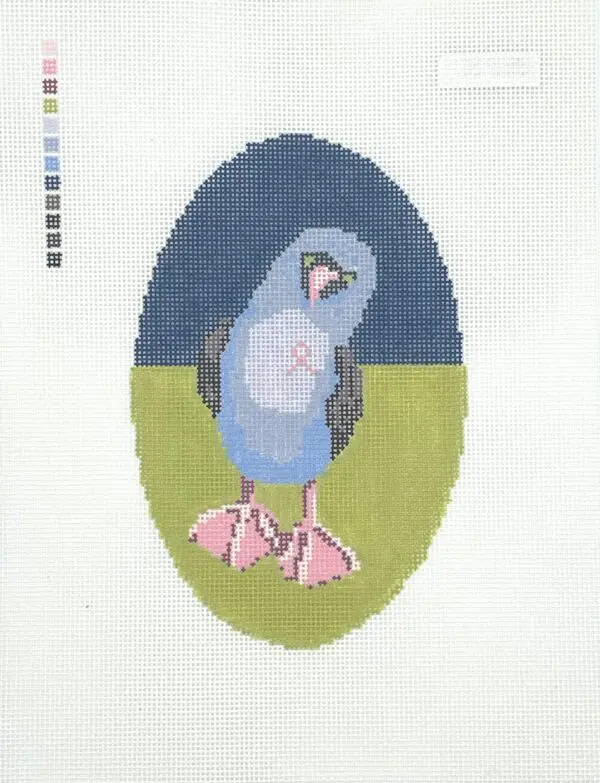 Pink-Footed Boobie- 4" x 6" - 18 Mesh