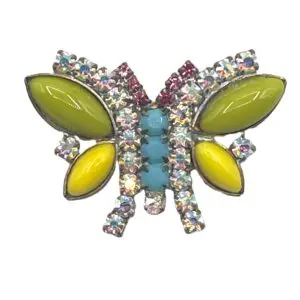 Vintage 1930's Butterfly-1 1/2 " x 1"