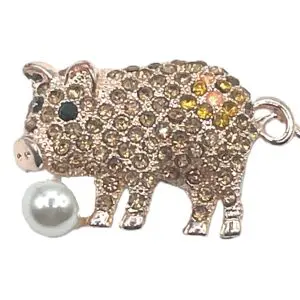 Vintage Pig-1 1/2" x 1"