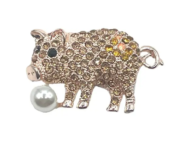 Vintage Pig-1 1/2" x 1"