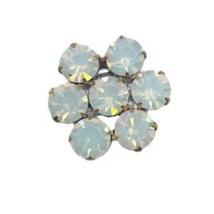 Vintage 1930's Rhinestone-1" x 1"