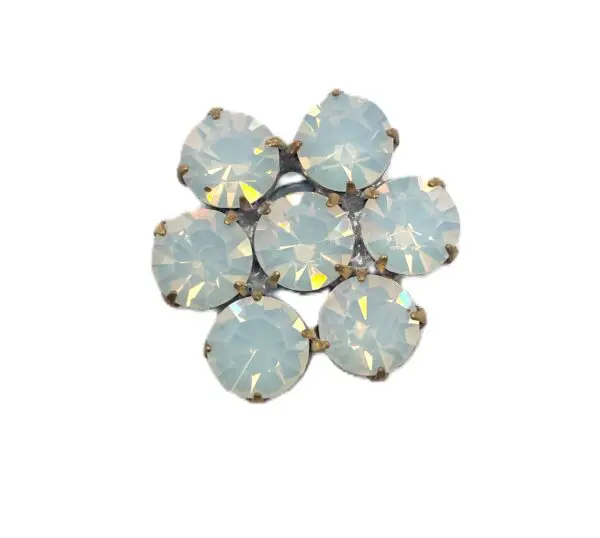 Vintage 1930's Rhinestone-1" x 1"