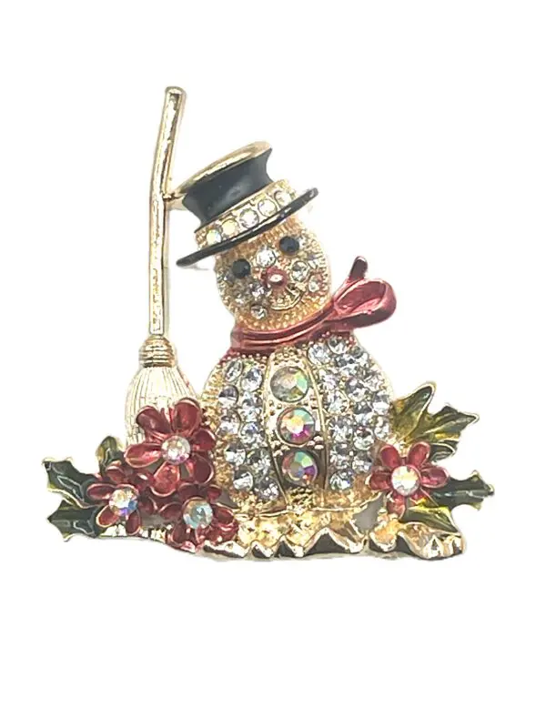 Vintage Snowman-1 3/4" x 2"