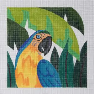 Blue Parrot-10" Square-13 Mesh