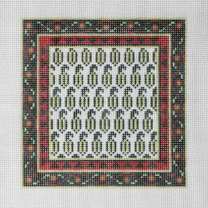 Small Paisley-7" Square-12 Mesh