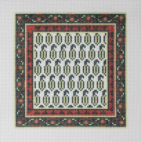 Small Paisley-7" Square-12 Mesh