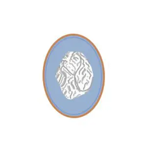 Cavalier King Charles Cameo Sticker- 2" x 3"