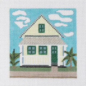 Yellow House Mini-4" Sqaure-13 Mesh