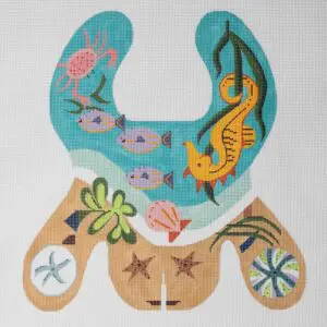 Beachy Frog-13" x 14"-13 Mesh