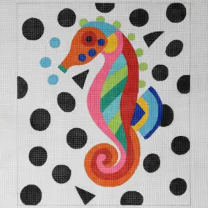 Seahorse Dots-12" x 14"-13 Mesh