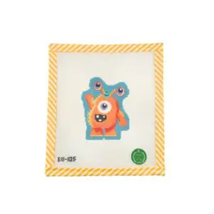 Squatty Orange Monster - 3 1/4" x 4"-18 Mesh