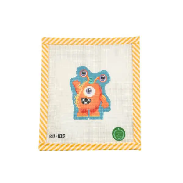 Squatty Orange Monster - 3 1/4" x 4"-18 Mesh