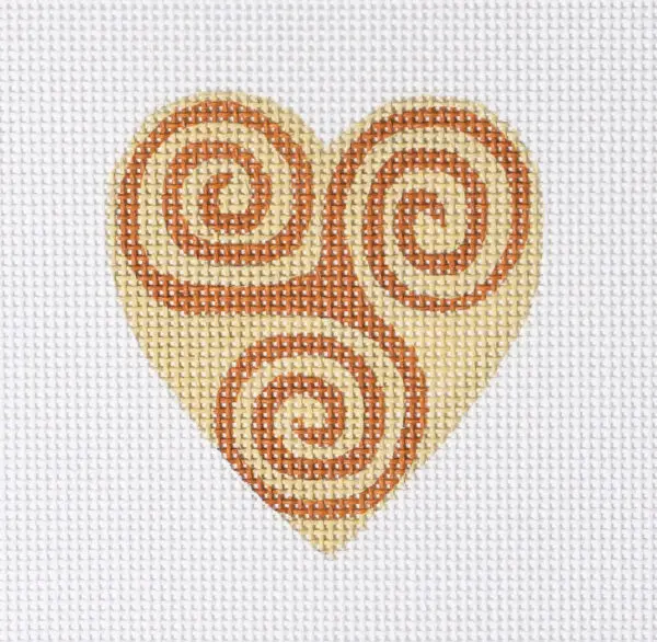 Venetian Heart Mini-3 3/4" Square-13 Mesh
