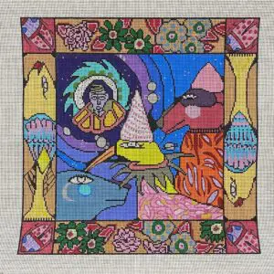 Blue Heaven Bird Dog-14" Square-13 Mesh