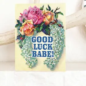 Good Luck Babe - Graduation New Job Greeting Card
