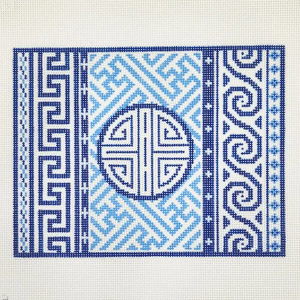 Indigo Clutch-9" x 7"-13 Mesh
