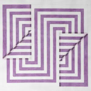 Fold - Purple-17" x 16"-12 Mesh