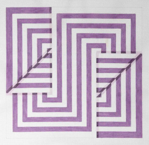 Fold - Purple-17" x 16"-12 Mesh