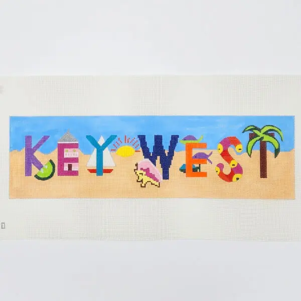 Key West Beach-5" x 17"-13 Mesh