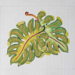 Two Leaves-13" x 11"-13 Mesh