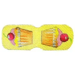 KB 186-Cherry Cupcake Scissor Finder- 1 1/4" x 3"- 18 Mesh