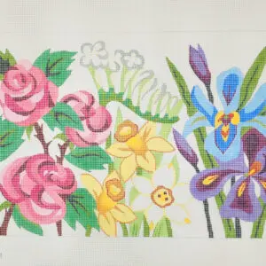 Roses by the Sea, 10 Mesh-18" x 14"-10 Mesh
