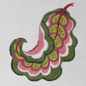 Crewel Leaf-7" Square-13 Mesh