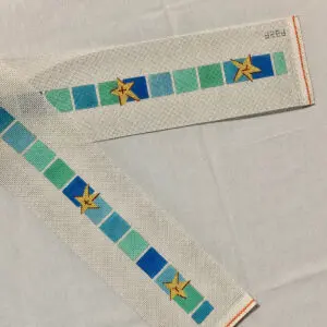 Seaglass Tiles Belt-39" x 1 1/4”-16 Mesh