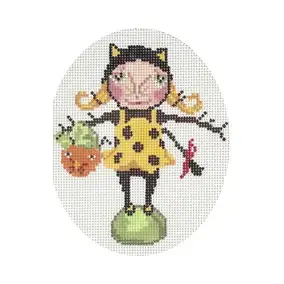 Patience Pumpkin- 4 1/4" x 5"-18 Mesh