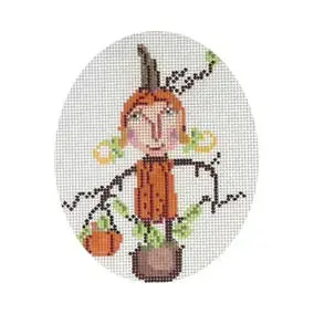 Pippy Kitty-18 Mesh 4 1/8" x 5" Oval