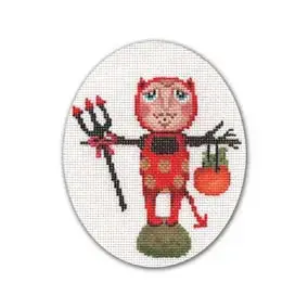 Beelzebub-4" x 5" Oval-18 Mesh