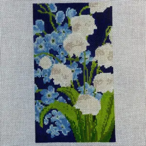 Lily of the Valley Eyeglass Case- 7" x 4"- 18 Mesh
